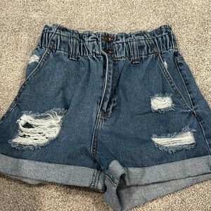 Forever 21, high waisted jean shorts